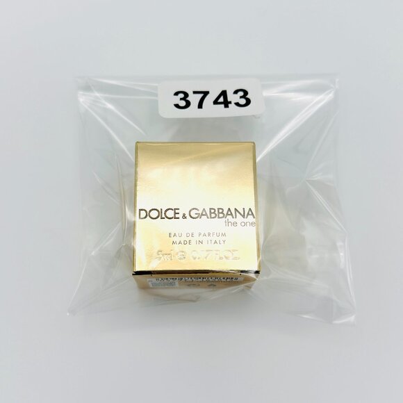 3743 DOLCE GABBANA THE ONE NEW HIGH END DELUXE SAMPLE SIZE - Picture 3 of 3